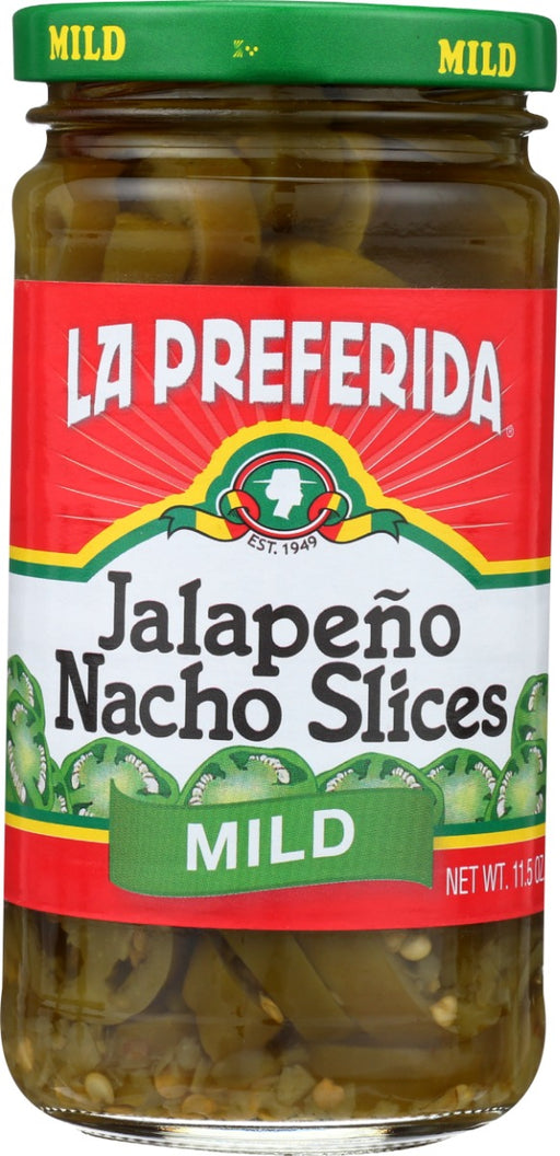 LA PREFERIDA: Jalapeno Nacho Slices Mild, 11.5 oz