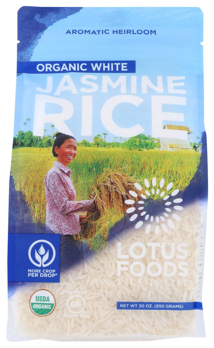 This premium variety of Jasmine rice is called Phka Malis, which in Khmer language means beautiful garland of flowers because of its delicate floral aroma. It has a soft, slightly sticky texture and fast cooking time.Grown using More Crop Per Drop® farming practices (SRI) so farmers harvest more rice using less water and no agrochemicals while reducing methane off-gassing and physical labor for women.