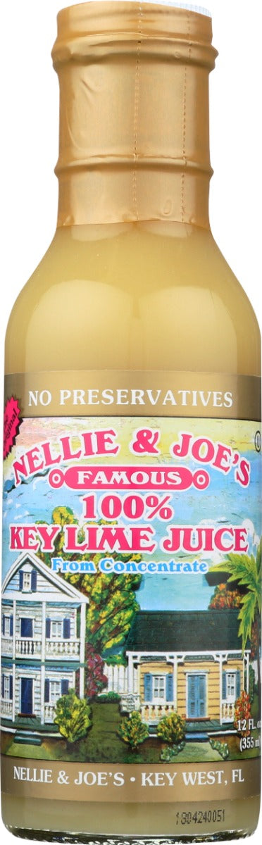 NELLIE & JOES: 100 Percent Key Lime Juice, 12 fo