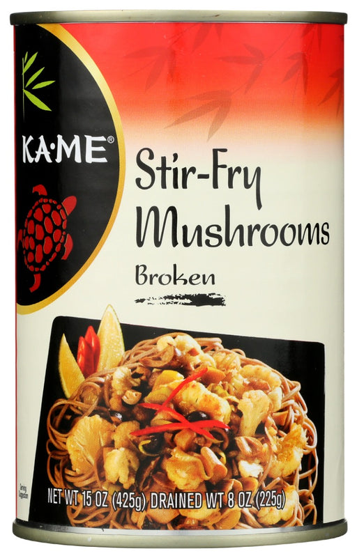 KA ME: Stir Fry Mushrooms Broken, 15 oz