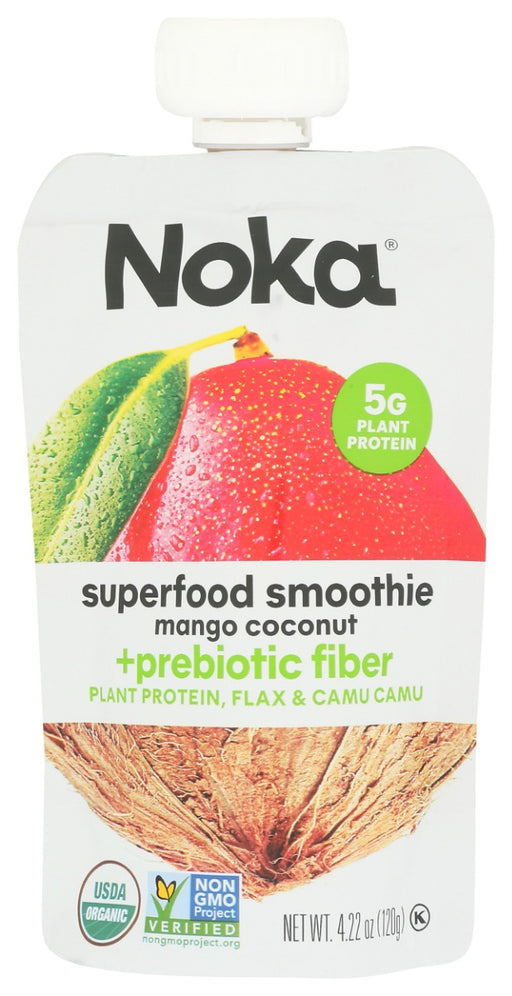 Superfood Camu Camu gives you antioxidants like vitamin C, while plant protein and omega-3s from flax sustain your energy. A fan favorite from the beginning, this smoothie will boost your energy and mood with a single squeeze.