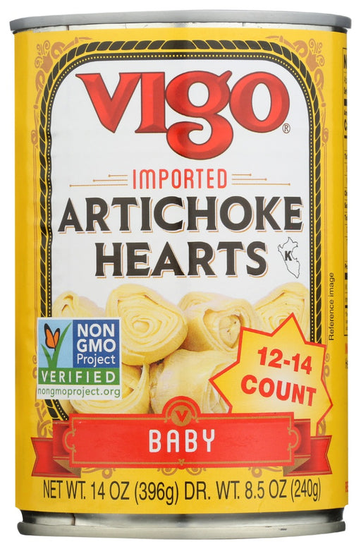 VIGO: Baby Artichoke Hearts, 14 oz