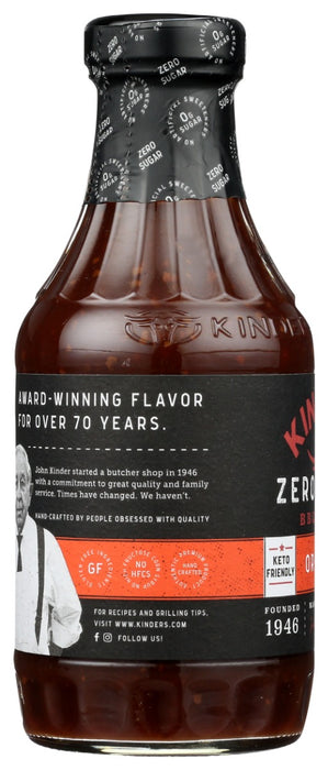 KINDERS: Zero Sugar Original BBQ Sauce, 17.5 oz