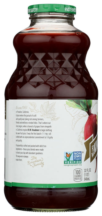 KNUDSEN: Organic Beet Apple Ginger Juice Beverage, 32 fo