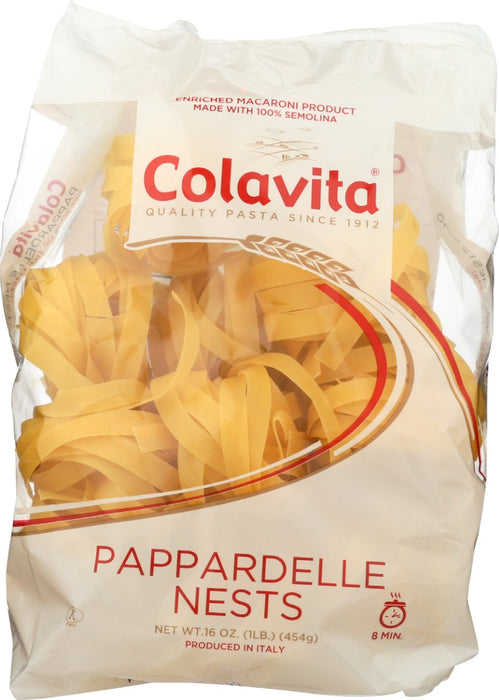 COLAVITA: Pasta Pappardelle Nest, 16 OZ