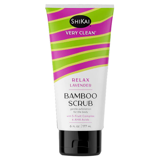 SHIKAI: Very Clean Relax Lavender Bamboo Scrub, 6 fo