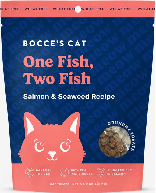 BOCCES CAT: Crunchy Cat Treats One Fish Two Fish, 2 oz