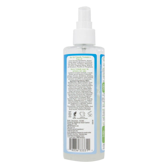 DESERT ESSENCE: Kids Fragrance Free Conditioning Detangler Spray, 8 fo