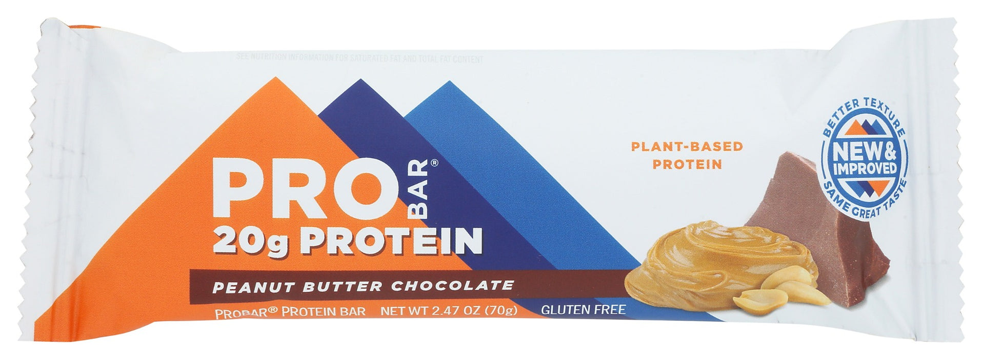 Peanut butter and chocolate blend perfectly in this tasty bar. Packed with plant protein, chia, and flax seeds you'll be ready for wherever adventure takes you.