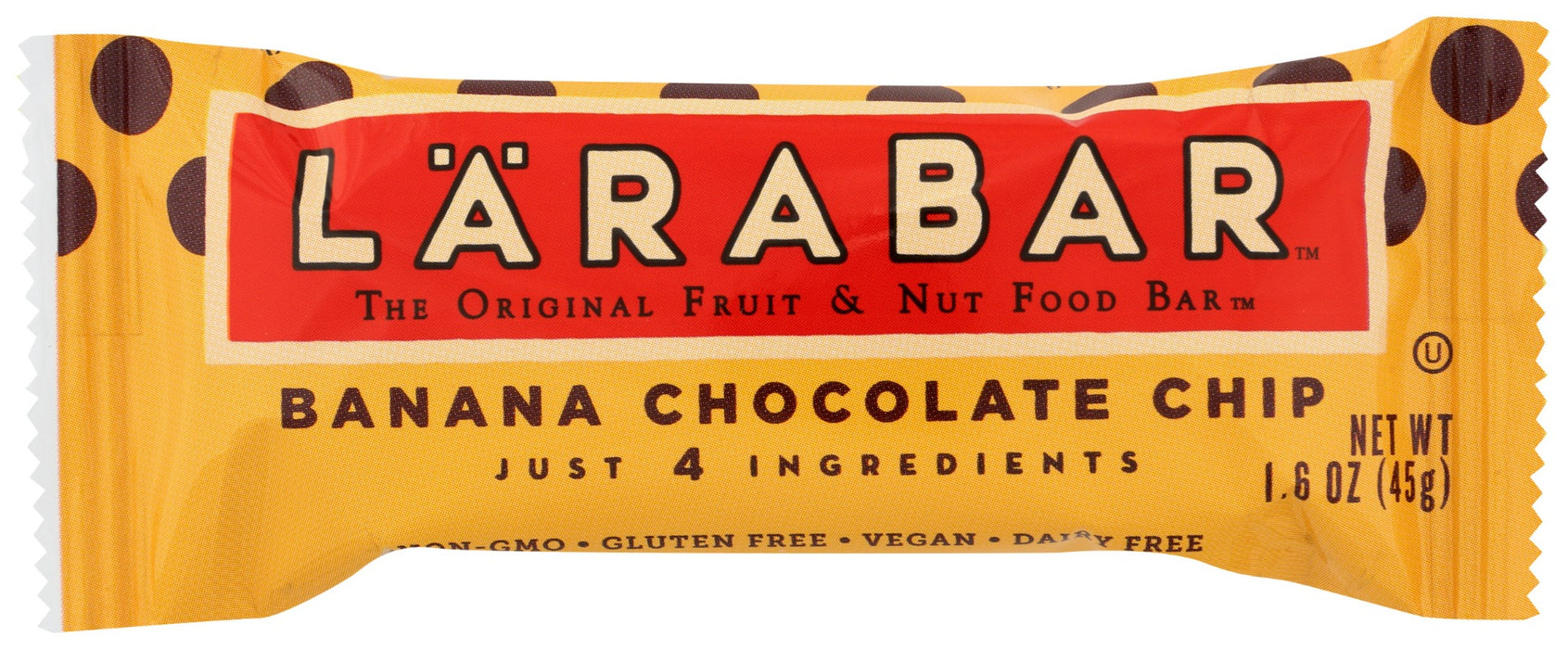 Is Banana Chocolate Chip best for breakfast? A snack? Dessert? You decide. With the bright taste of banana and a sweet sprinkle of chocolate chips, this bar is a crave-able treat any time of day.
