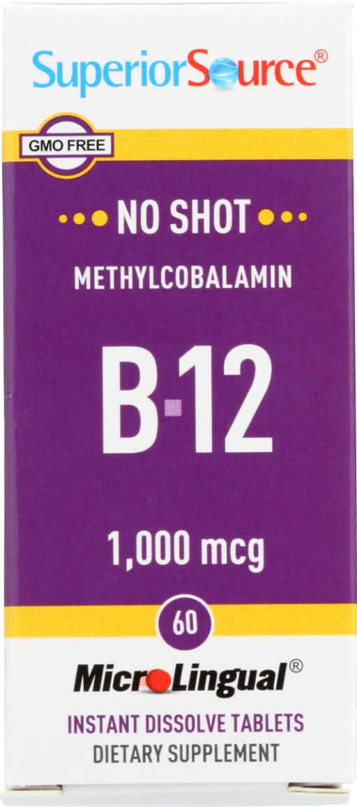 NO SHOT B-12 Instant Dissolve MicroLingual® Tablets go to work fast, under the tongue. This concept is critical for B-12 supplementation. With regular B-12 supplements, as much as 50% of the B-12 potency is lost in the high acid environment of the stomach.*
 
 

*Disclaimer: These statements have not been evaluated by the Food and Drug Administration. These products are not intended to diagnose, treat, cure, or prevent any disease.
