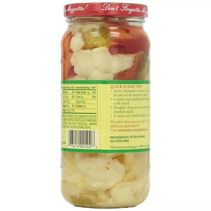 MEZZETTA: Italian Mix Giardiniera, 16 oz