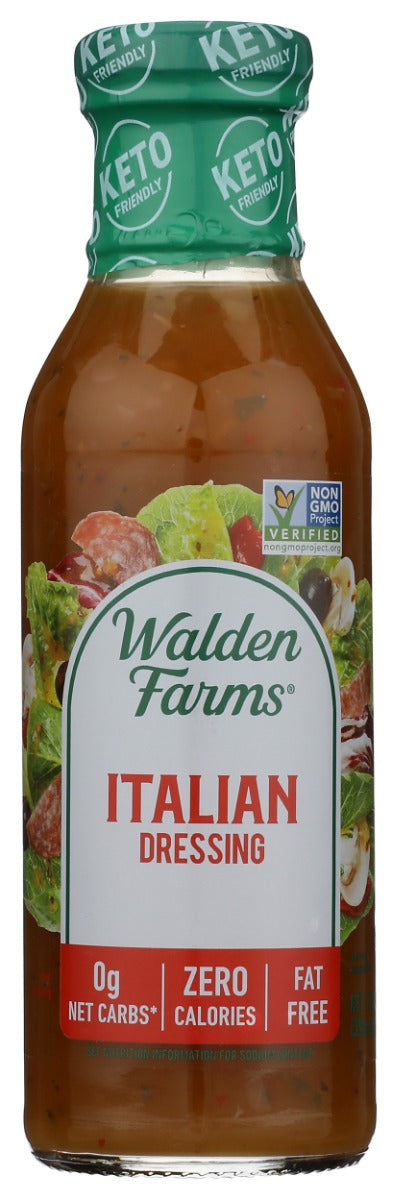 With Walden Farms Italian Dressing, you get a unique blend of herbs and spices, all the flavor and none of the hidden sugar or fat.
Drizzle over salads, grilled favorites and use in a marinade - try in your favorite pasta salad, it's delish!