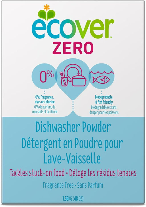 ECOVER: Zero Dishwasher Powder, 48 oz