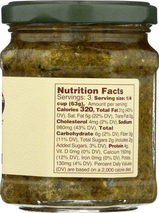 RAOS: Basil Pesto Sauce, 6.7 oz