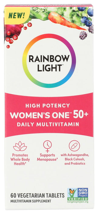 RAINBOW LIGHT: High Potency Womens One 50 Plus Multivitamin, 60 tb