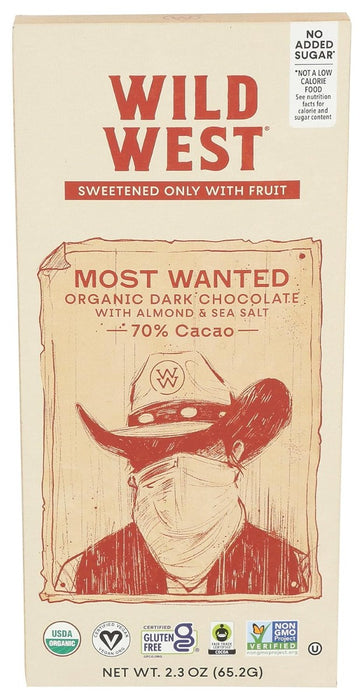 WILD WEST: Most Wanted Chocolate Bars, 2.3 oz