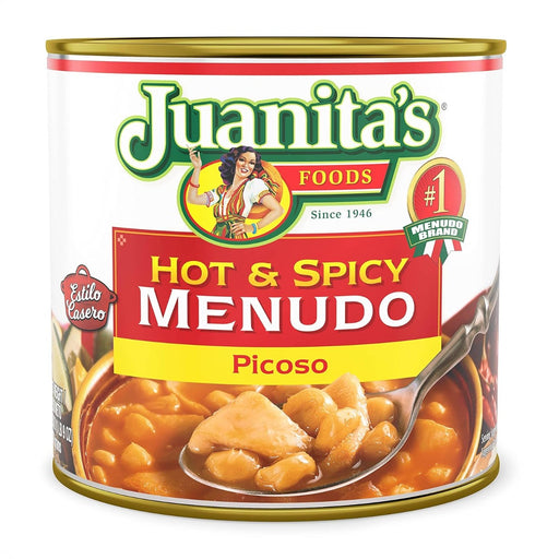 JUANITA'S FOODS: Hot & Spicy Menudo, 25 oz