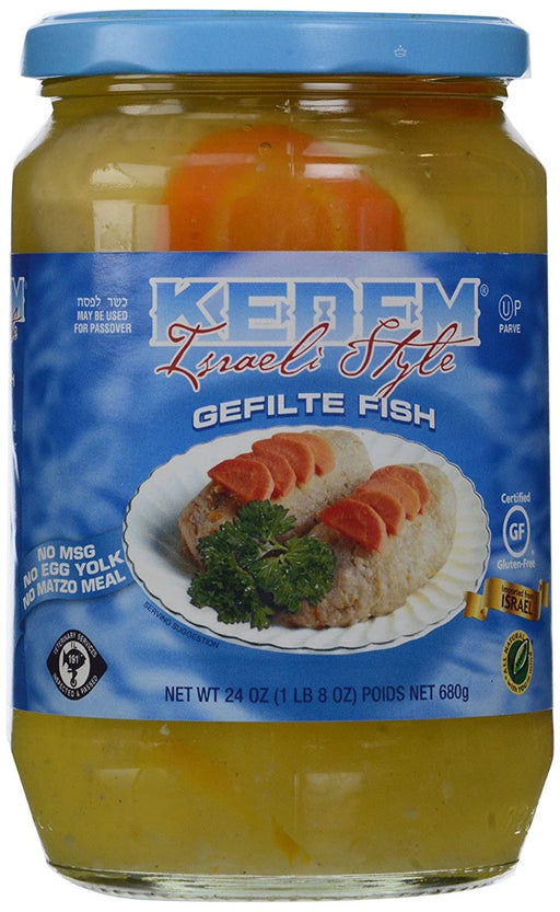 KEDEM: Fish Gelfilte Israeli Style, 24 OZ