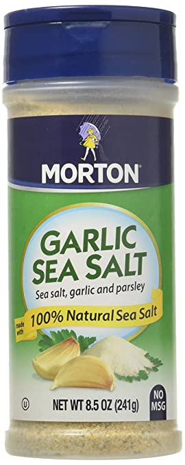 MORTONS: Garlic Sea Salt, 8.5 oz