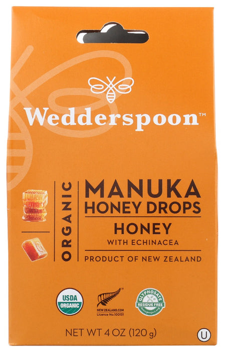 WEDDERSPOON: Manuka Honey Drops Org, 4 oz