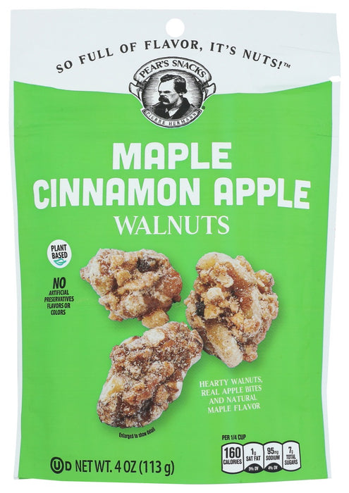 PEARS SNACKS: Walnuts Maple Cinnamon Apple, 4 OZ