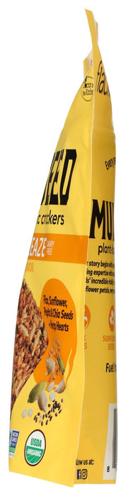 FLACKERS: Multi Seed Crackers Cheeze-Pleaze, 4 oz