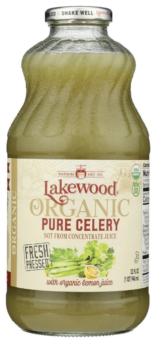 LAKEWOOD: Organic Pure Celery Juice, 32 fo