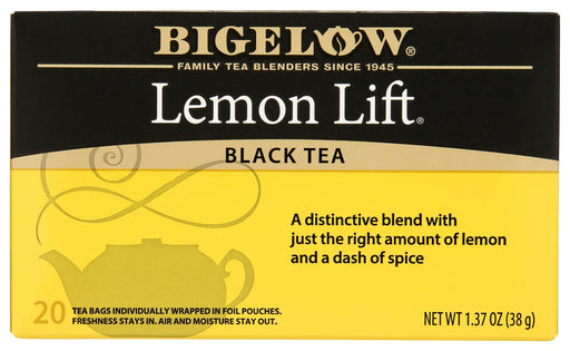 Our Lemon Lift is smooth with lovely lemon notes. The addition of warm spice gives this blend a subtle œlift. A beautifully balanced tea”it's perfect hot or iced.