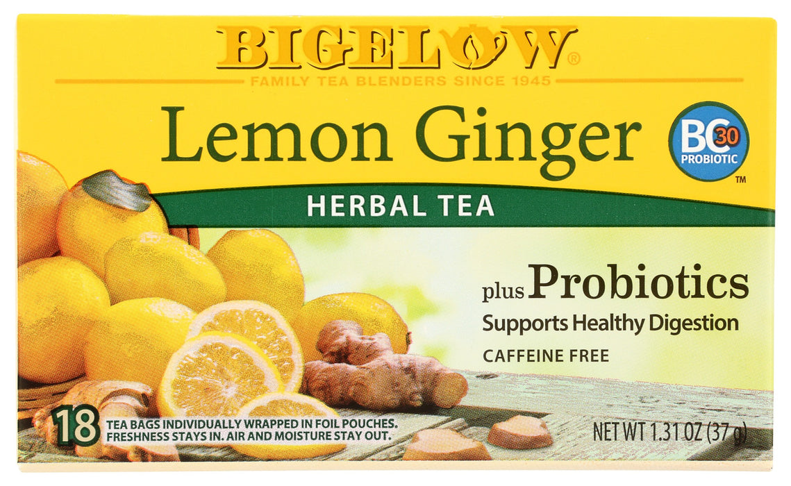 Our most desired probiotic tea is a delicious blend of zesty lemon and ginger combined with BC30 probiotic that supports healthy digestion. Healthy never tasted so good!