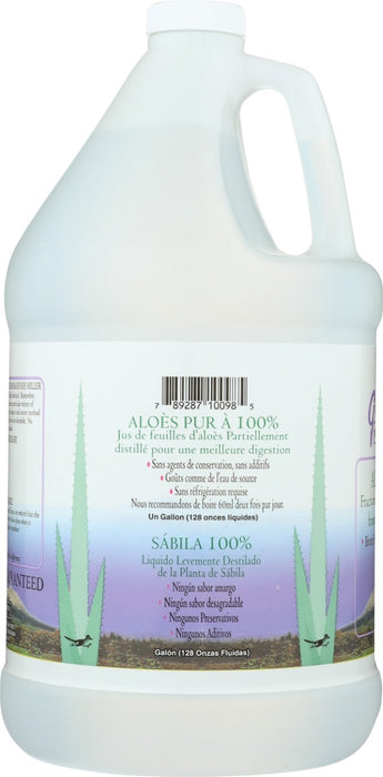 GEORGES: Aloe Vera Distilled Liquid, 128 oz