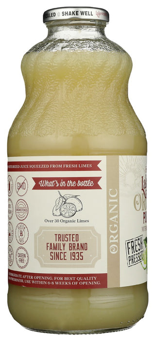 LAKEWOOD: Organic Pure Lime Juice, 32 fo