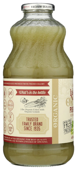 LAKEWOOD: Organic Pure Celery Juice, 32 fo