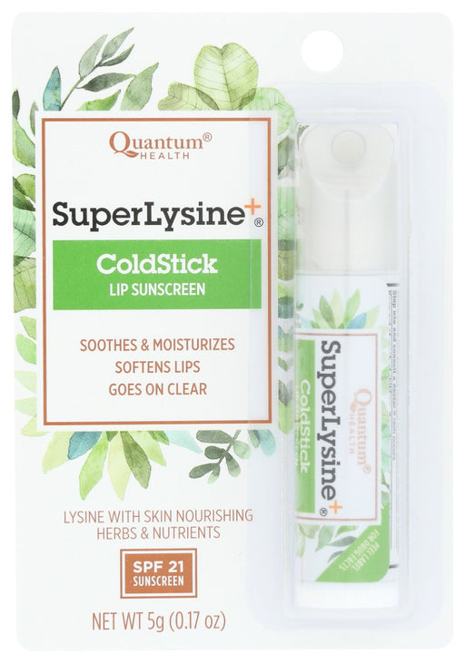 The SuperLysine+® ColdStick is a convenient for quick, soothing care throughout the day. The petroleum-free ColdStick formulation is a variation on our Super Lysine+® ointment