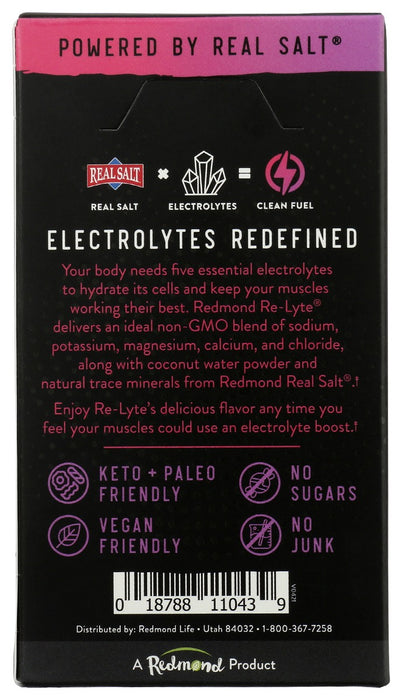 REDMOND: Electrolyte Mx Berry 15pk, 15 pk