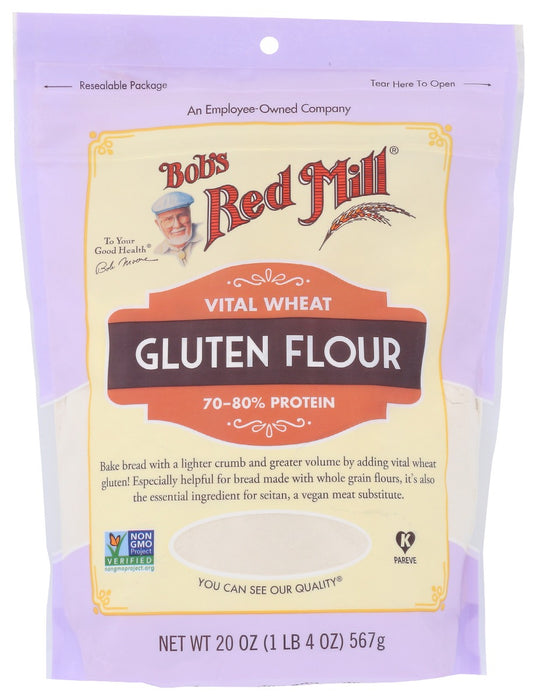 BOBS RED MILL: Flour Wheat Gluten, 20 oz