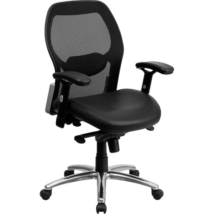 Mid-Back Black Super Mesh Executive Swivel Office Chair