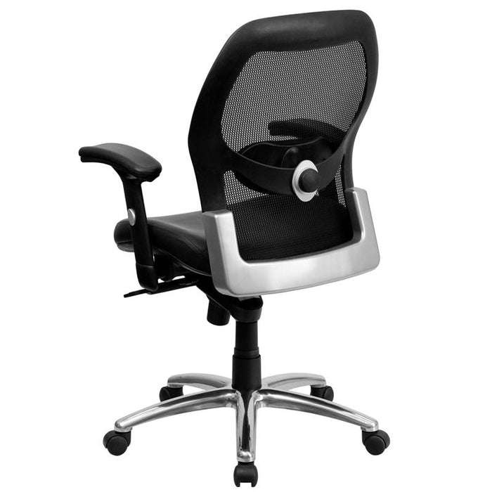 Mid-Back Black Super Mesh Executive Swivel Office Chair