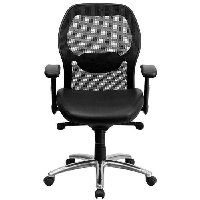 Mid-Back Black Super Mesh Executive Swivel Office Chair