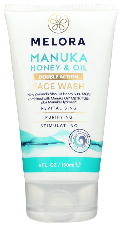 MELORA: Manuka Honey Oil Face Wash, 5 fo