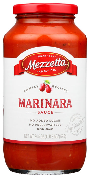 MEZZETTA: Family Recipes Marinara Sauce, 24.5 oz