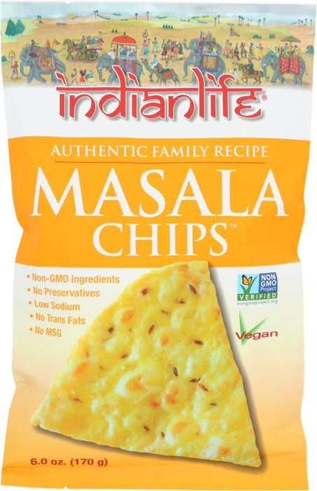 INDIANLIFE: Masala Chips, 6 oz