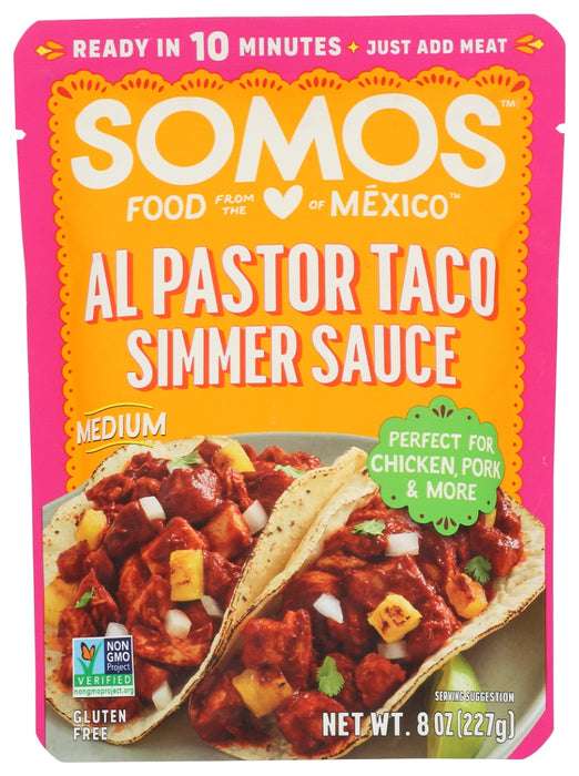 SOMOS: Al Pastor Taco Simmer Sauce, 8 oz