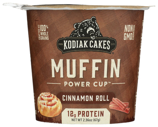 KODIAK: Muffin Cup Cinnamon Roll, 2.29 oz