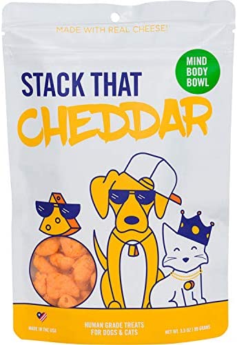 MIND BODY BOWL: Cheddar Cheese Dog Cat Treat, 3.5 oz