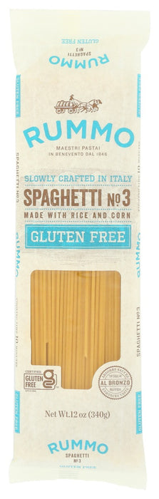 RUMMO: Spaghetti No 3 Gluten Free Pasta, 12 oz