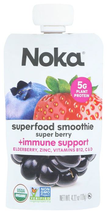 NOKA: Super Berry Superfood Smoothie Immune Support, 4.22 oz