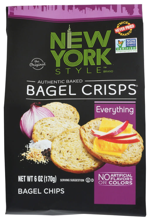 NEW YORK STYLE: Everything Bagel Crisps, 6 oz