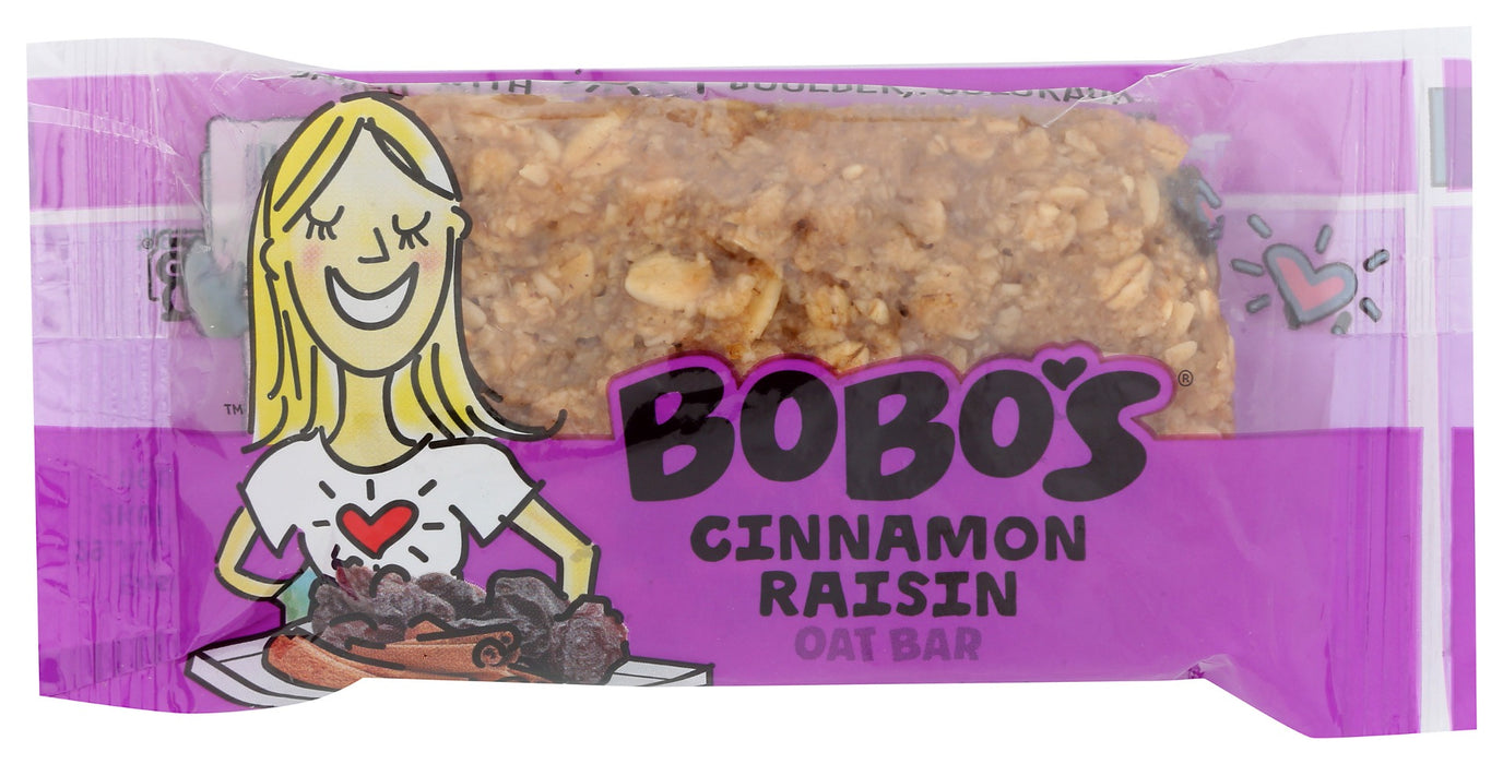 Bobo's Oat Bars all start with wholesome whole grain oats mixed with delicious ingredients like cinnamon and raisins. Each one is gluten-free, Certified Non-GMO, vegan and dairy free! All without boring the daylights out of your taste buds. Every bar is packed full of whole grain oats and tons of flavor to keep your body going and your taste buds begging for more!