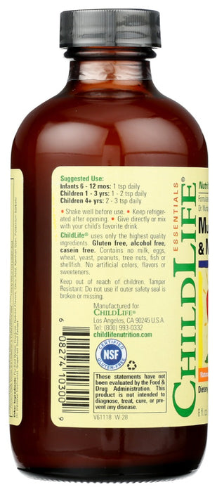 CHILDLIFE: Childrens Multi Vitamin and Mineral, 8 oz